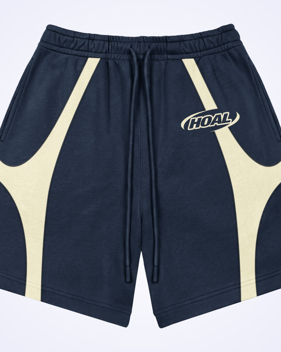 Pursuit Shorts — Navy/Bone